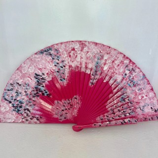 Abanico pintado a mano